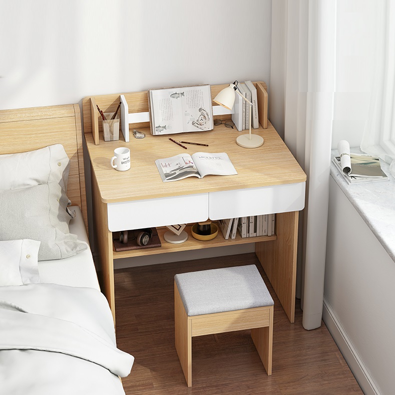 Bàn làm việc liền kệ sách-BLV10