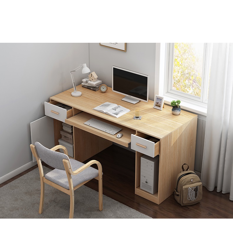 Bàn làm việc liền kệ sách-BLV13