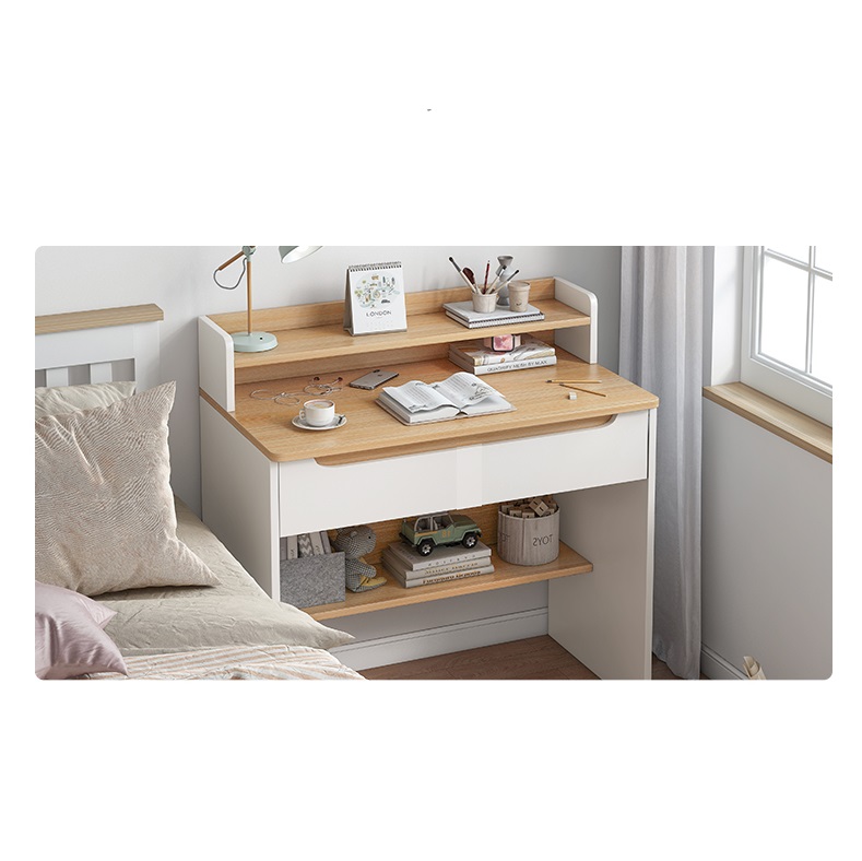 Bàn làm việc liền kệ sách-BLV20