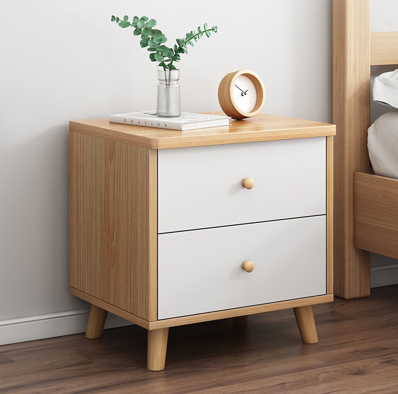 Tab đầu giường 2 hộc kéo-TDG01