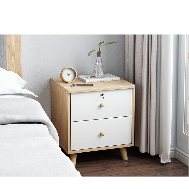Tab đầu giường 2 hộc kéo-TDG03
