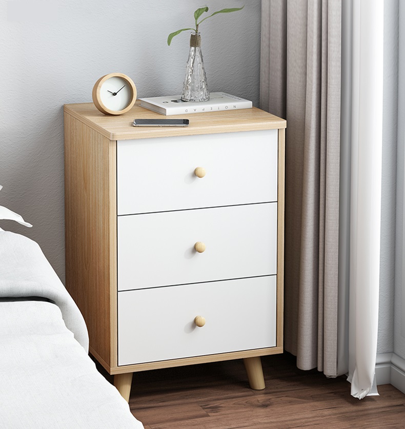 Tab đầu giường 2 hộc kéo-TDG04