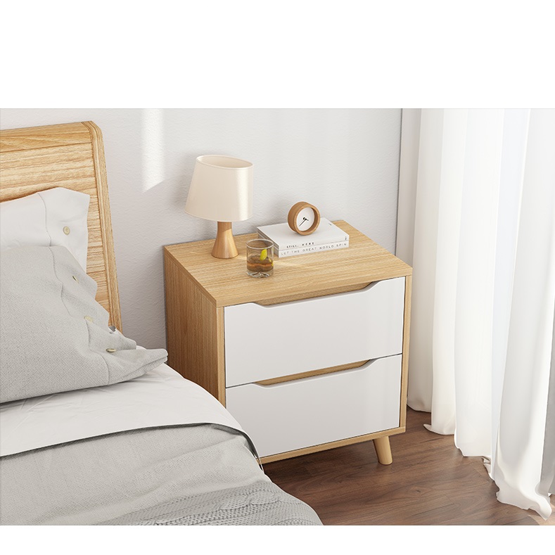 Tab đầu giường 2 hộc kéo-TDG05