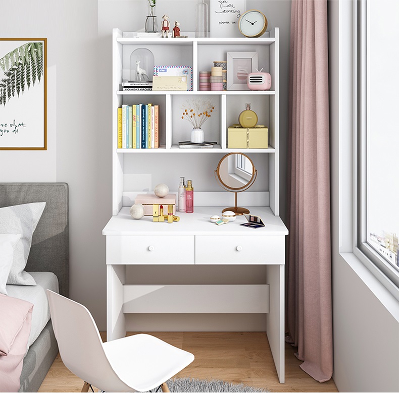Bàn làm việc liền kệ sách-BLV30