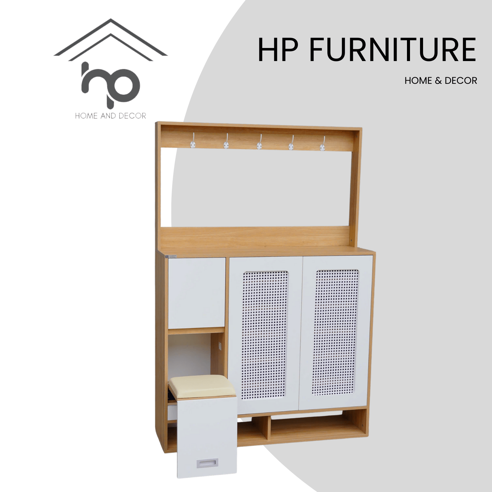 Tủ Giày Khung Treo Canh Mây Ngang 1m2 – TG46