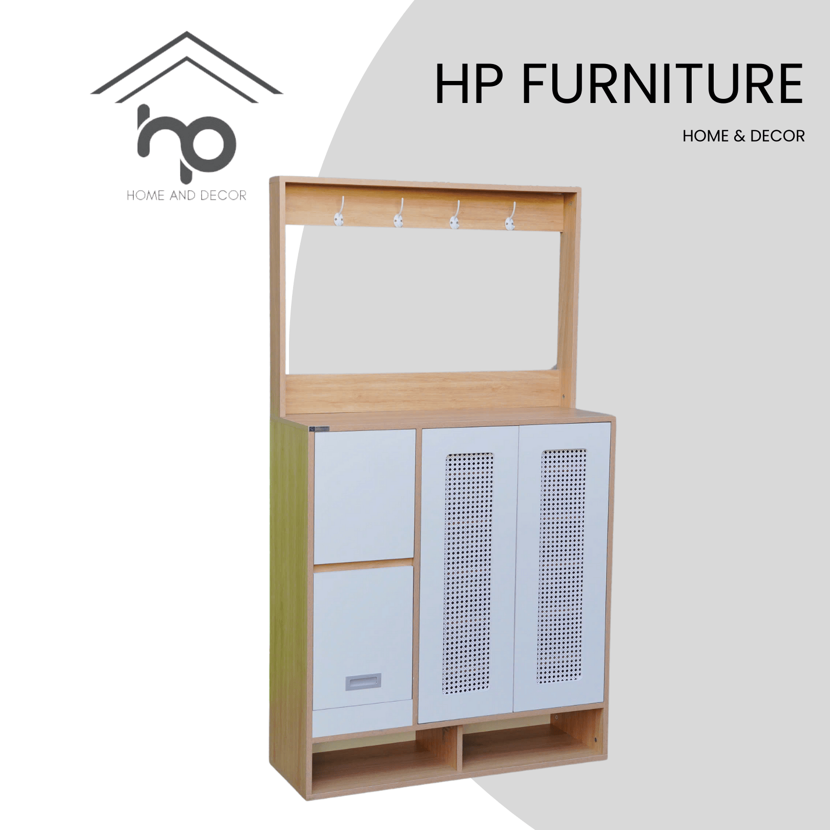 Tủ Giày Khung Treo Canh Mây Ngang 1m – TG47