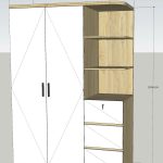 bản vẽ tủ áo TA09