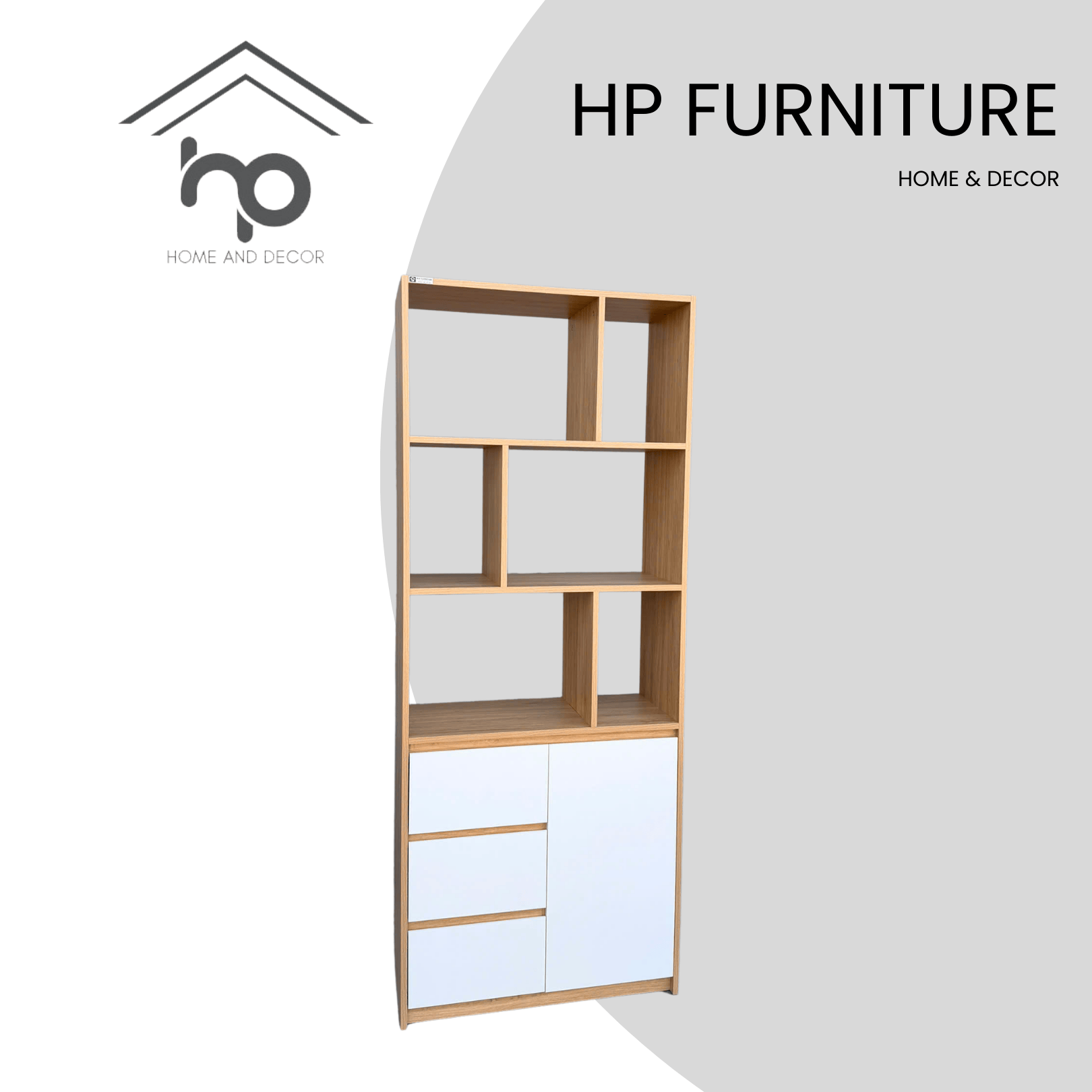 Kệ Trang Trí Gỗ MDF Chống Ẩm – Thiết Kế Kệ Trưng Bày Hiện Đại KTT16